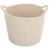 atmosphera4kids Almacenamiento>Cesto De Algodón C/Lurex Niños 22x17Cm