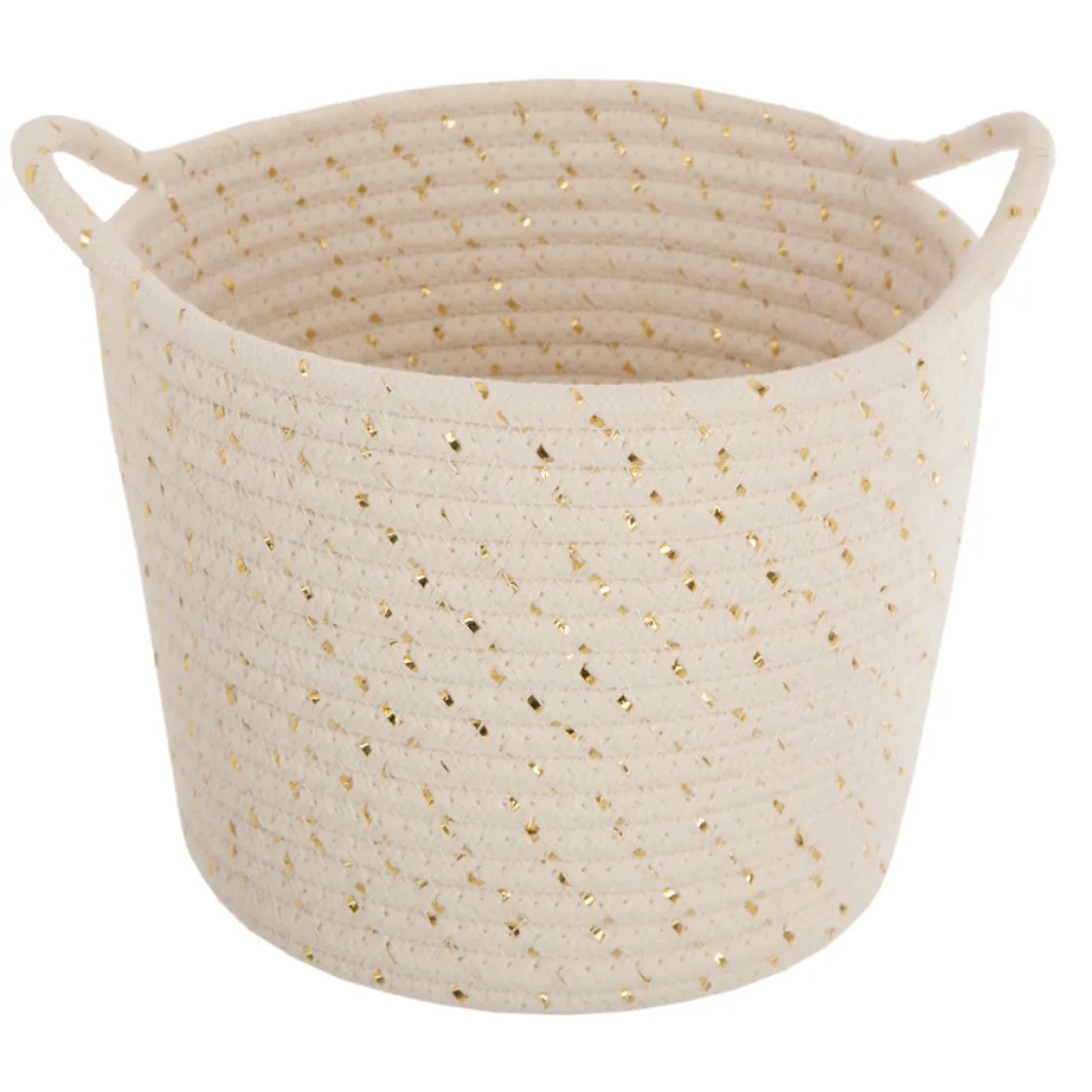 atmosphera4kids Almacenamiento>Cesto De Algodón C/Lurex Niños 22x17Cm