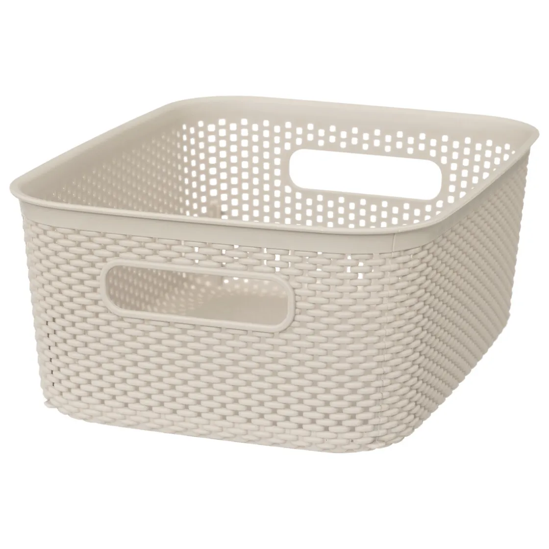 5five Bancos Y Escaleras>Cesto De Almacenaje De Crochet Beige 4L
