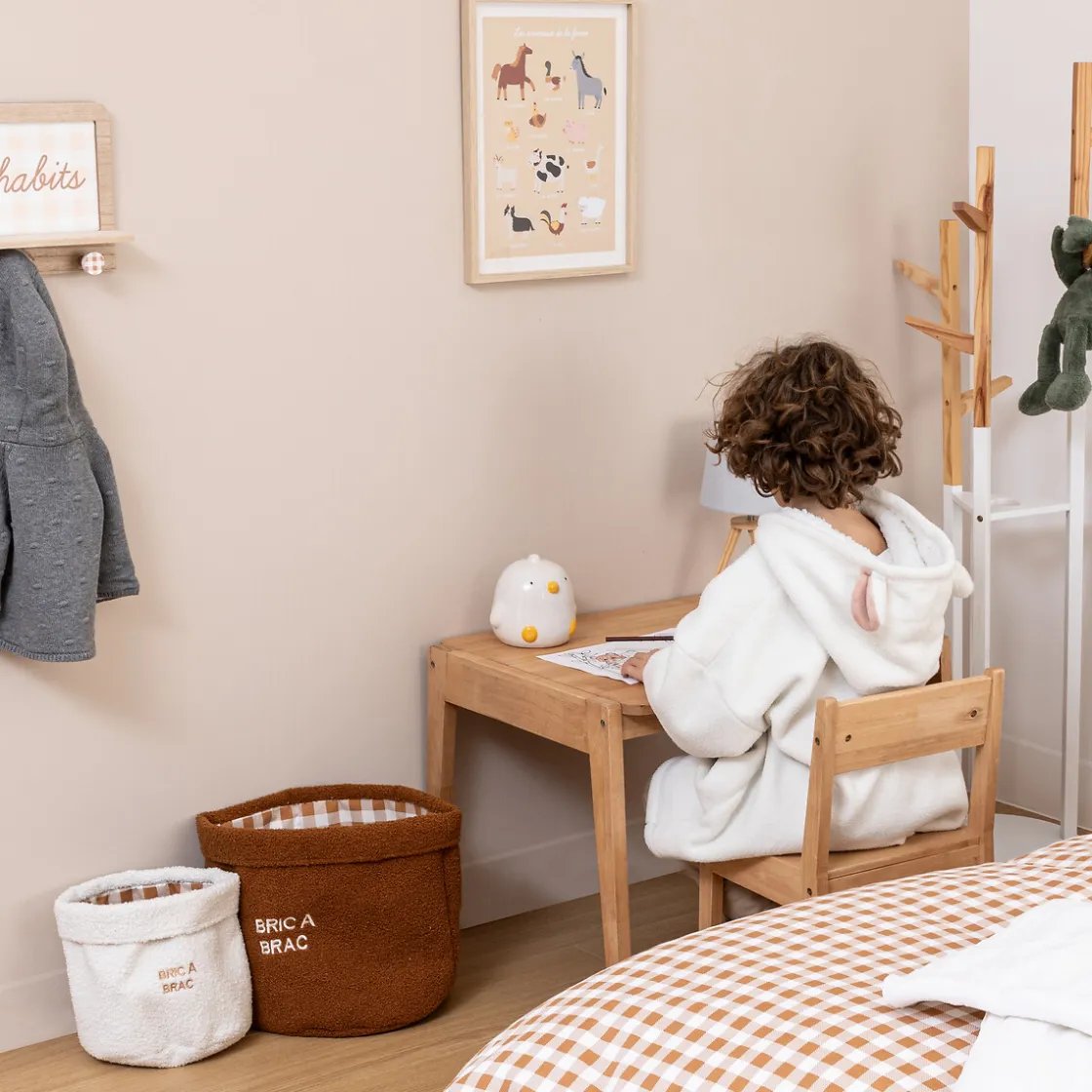 atmosphera4kids Almacenamiento>Cesto de Almacenaje Ferme Bouclette