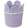 atmosphera4kids Almacenamiento>Cesto De Almacenaje Sirena Violeta 26x22cm