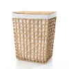 Cestas Para La Ropa Sucia>Cesto de baño natural y lino 56cm