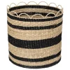 atmosphera Cestas Y Baúles>Cesto De Rafia Beige 35x35x35Cm