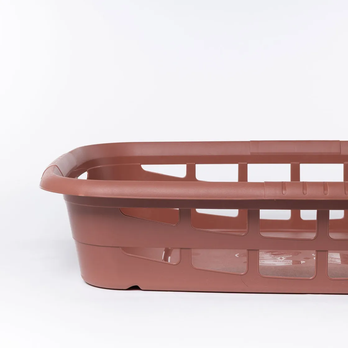 Cestas Y Palanganas>Cesto de ropa bajo de terracota 25L