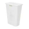 Cestas Para La Ropa Sucia>Cesto de ropa PIXEL blanco con tapa 40l