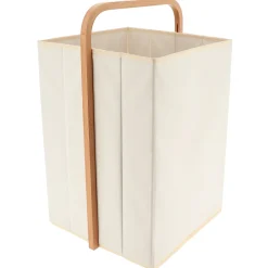 Cestas Para La Ropa Sucia>Cesto de ropa wc beige 42L
