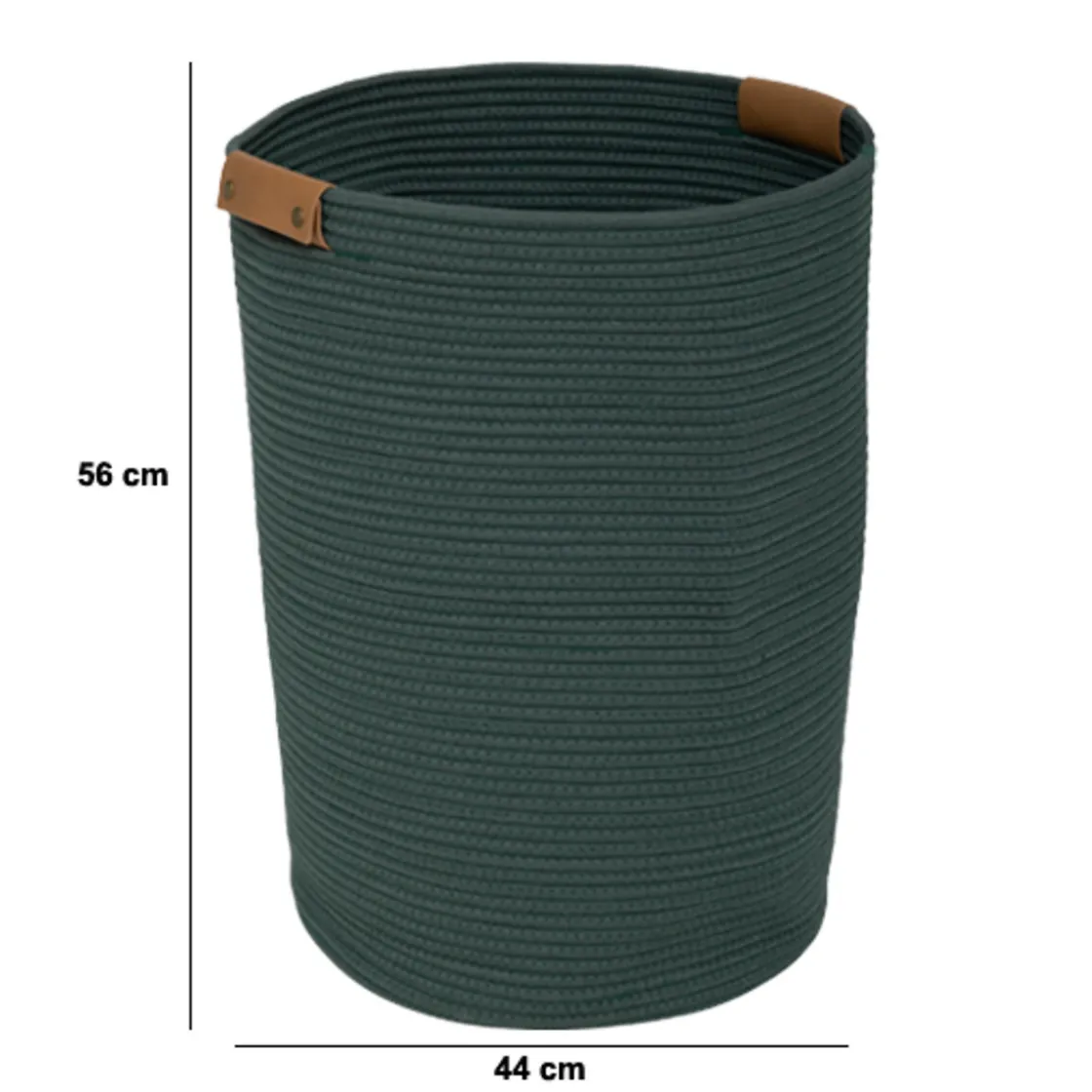 5five Cestas Para La Ropa Sucia>Cesto de ropa wc verde DUO 80l