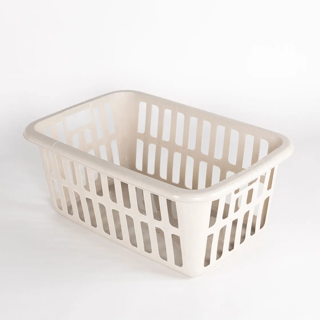 Cestas Y Palanganas>Cesto para colada alto crema 40L