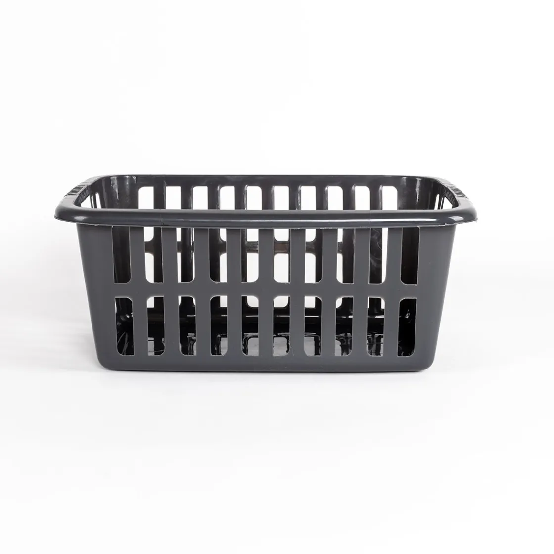 Cestas Y Palanganas>Cesto para colada alto gris 40L