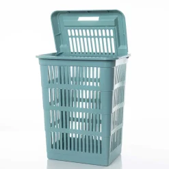Cestas Para La Ropa Sucia>Cesto para colada wc azul SAND con tapa