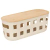 5five Cestas Para La Ropa Sucia>Cesto para ropa con tapa HARMONY beige 5.65L