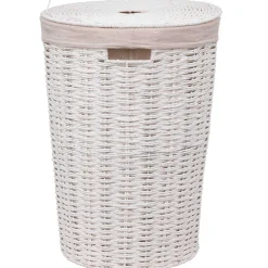 5five Cestas Para La Ropa Sucia>Cesto P/Colada Blanco 40L