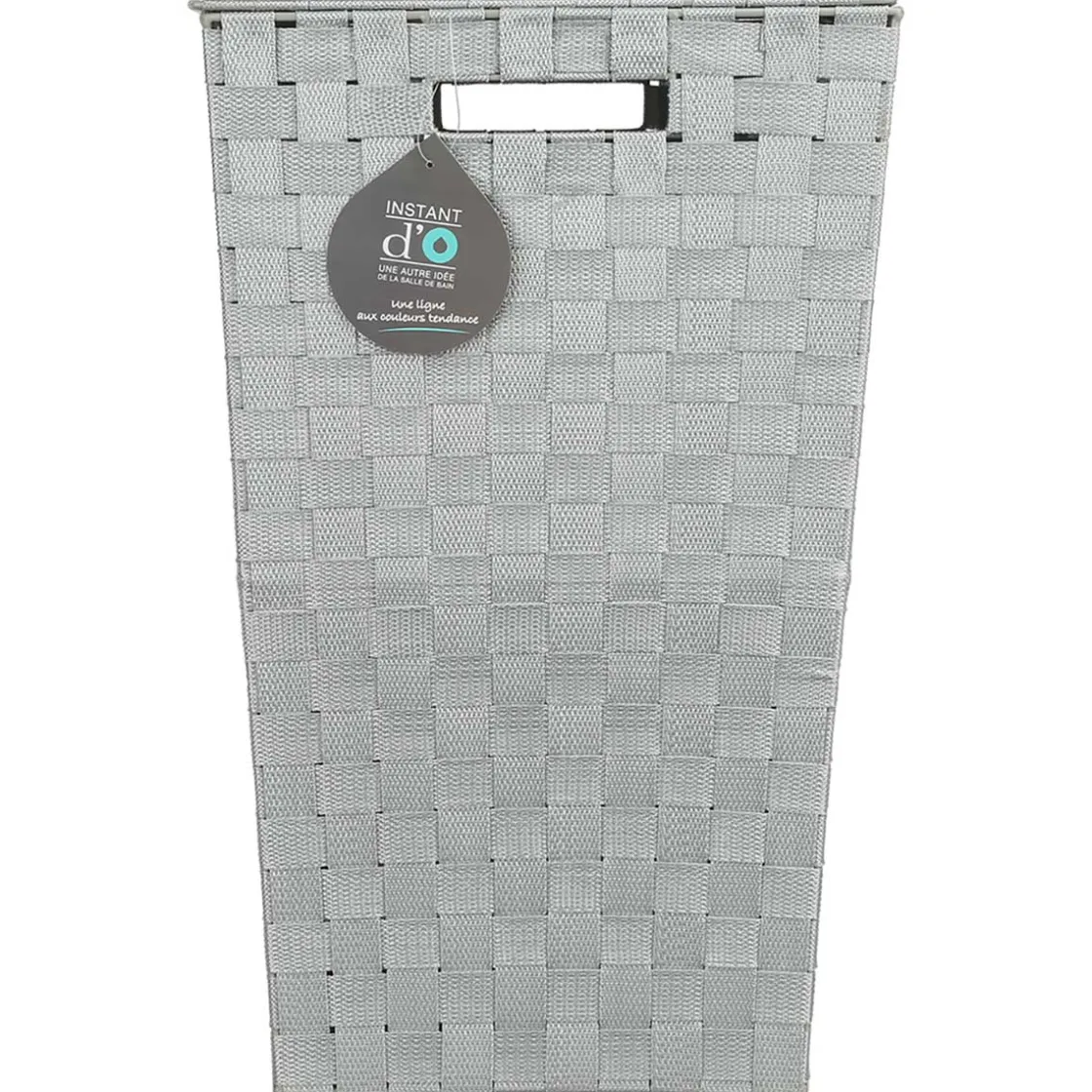 5five Cestas Para La Ropa Sucia>Cesto P/Ropa Sucia Poliéster/Metal Gris