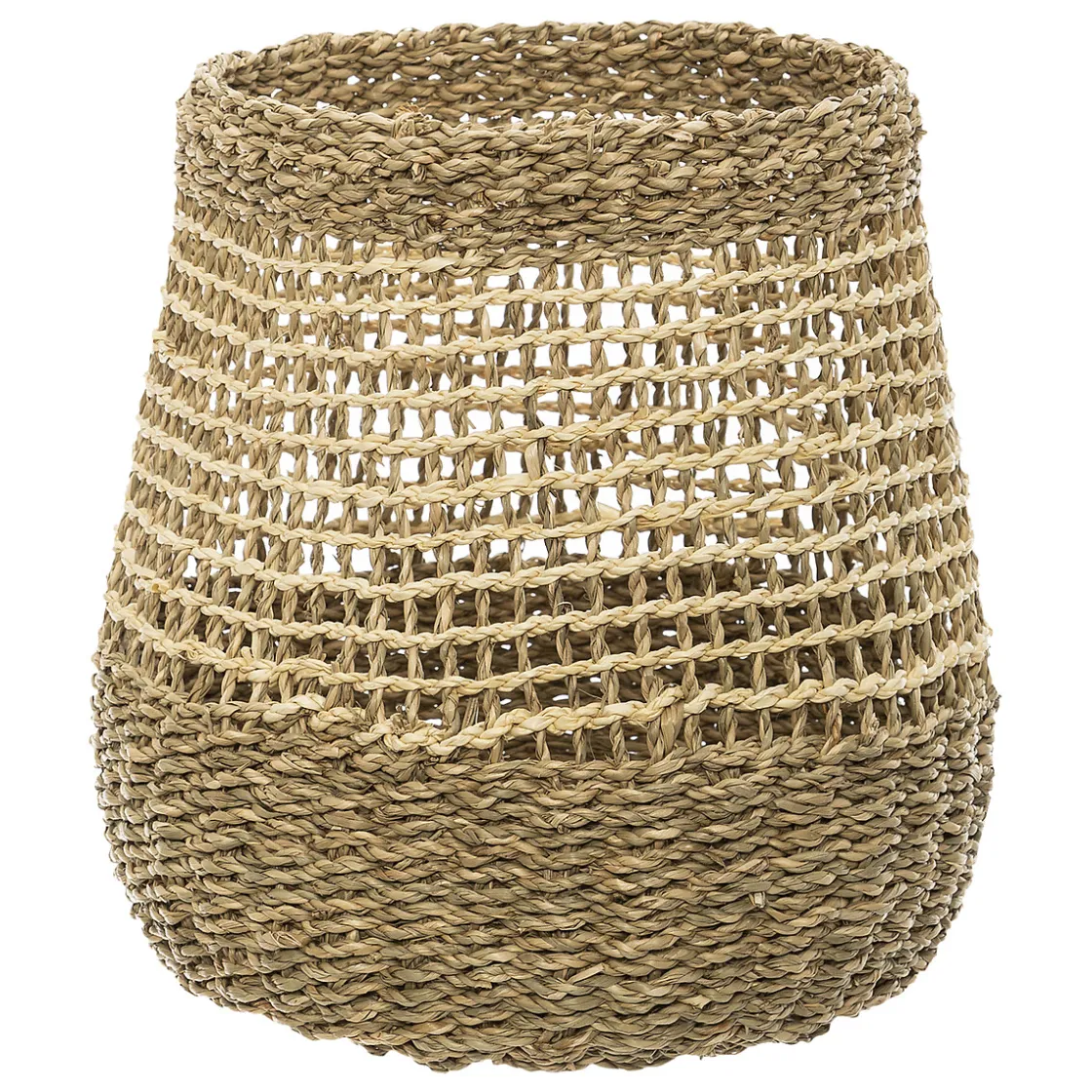 atmosphera Cestas Y Baúles|Estilo Étnico>Cesto Redondo Ajoure 26x26.5Cm
