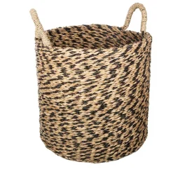 atmosphera Cestas Y Baúles>Cesto Seagrass C/Asas Tam.2/3 35x35x32Cm