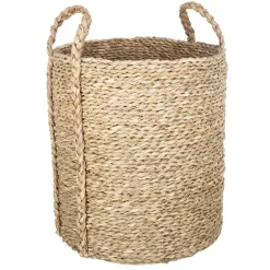 atmosphera Cestas Y Baúles|Estilo Rústico>Cesto Seagrass Con Asas 33x32x35Cm
