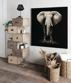 atmosphera Cestas Y Baúles|Estilo Rústico>Cesto Seagrass Con Asas 33x32x35Cm