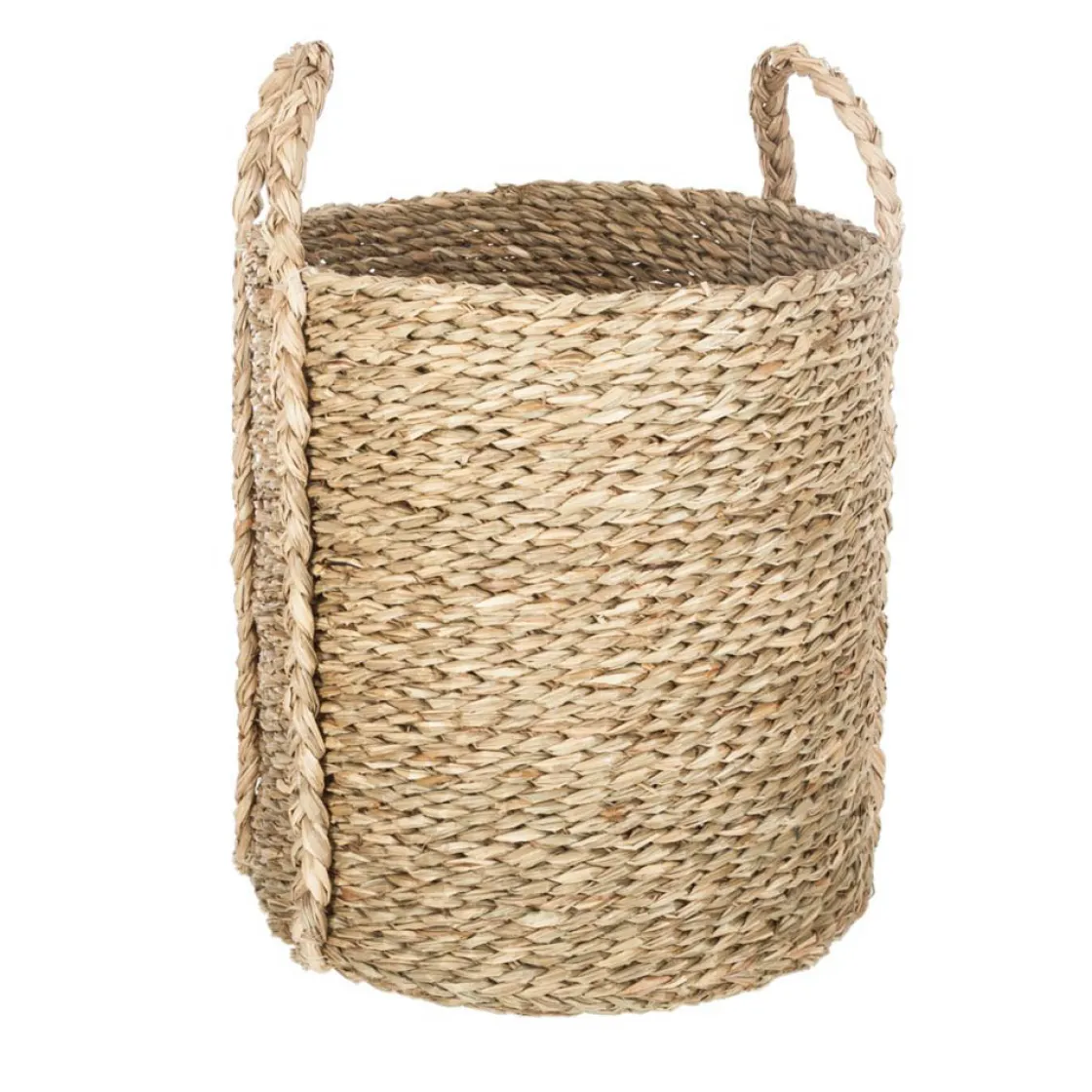 atmosphera Cestas Y Baúles|Estilo Rústico>Cesto Seagrass Con Asas 30x27x30Cm