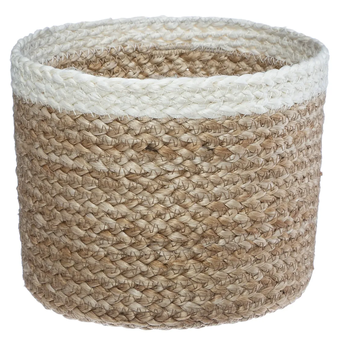 atmosphera Cestas Y Baúles|Estilo Étnico>Cesto Seagrass De Yute Tam.3/3 18x14Cm