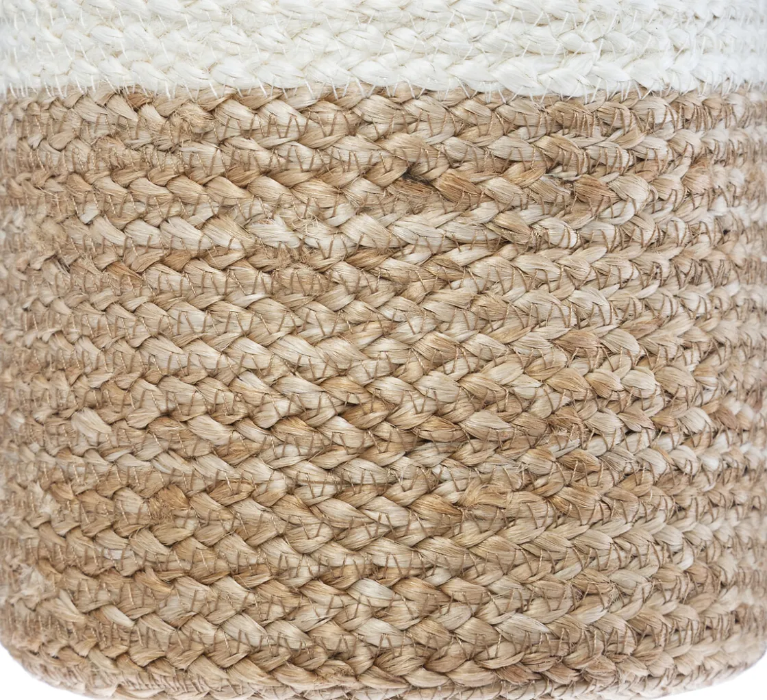 atmosphera Cestas Y Baúles|Estilo Étnico>Cesto Seagrass De Yute Tam.3/3 18x14Cm