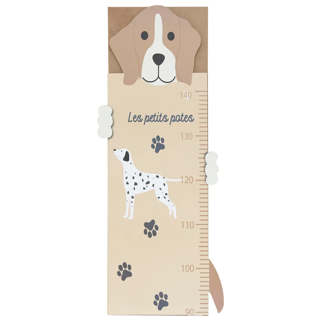 atmosphera4kids Accesorios Decorativos>Cinta métrica perro beige de mdf
