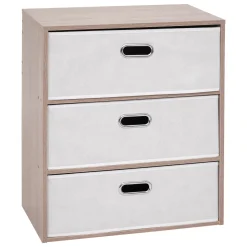5five Armarios, Estantes Y Estanterías.>Cómoda con 3 cajones beige 60cm