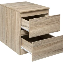 5five Muebles Y Carros De Apoyo>Cómoda de almacenaje DOLO beige con 2 cajones