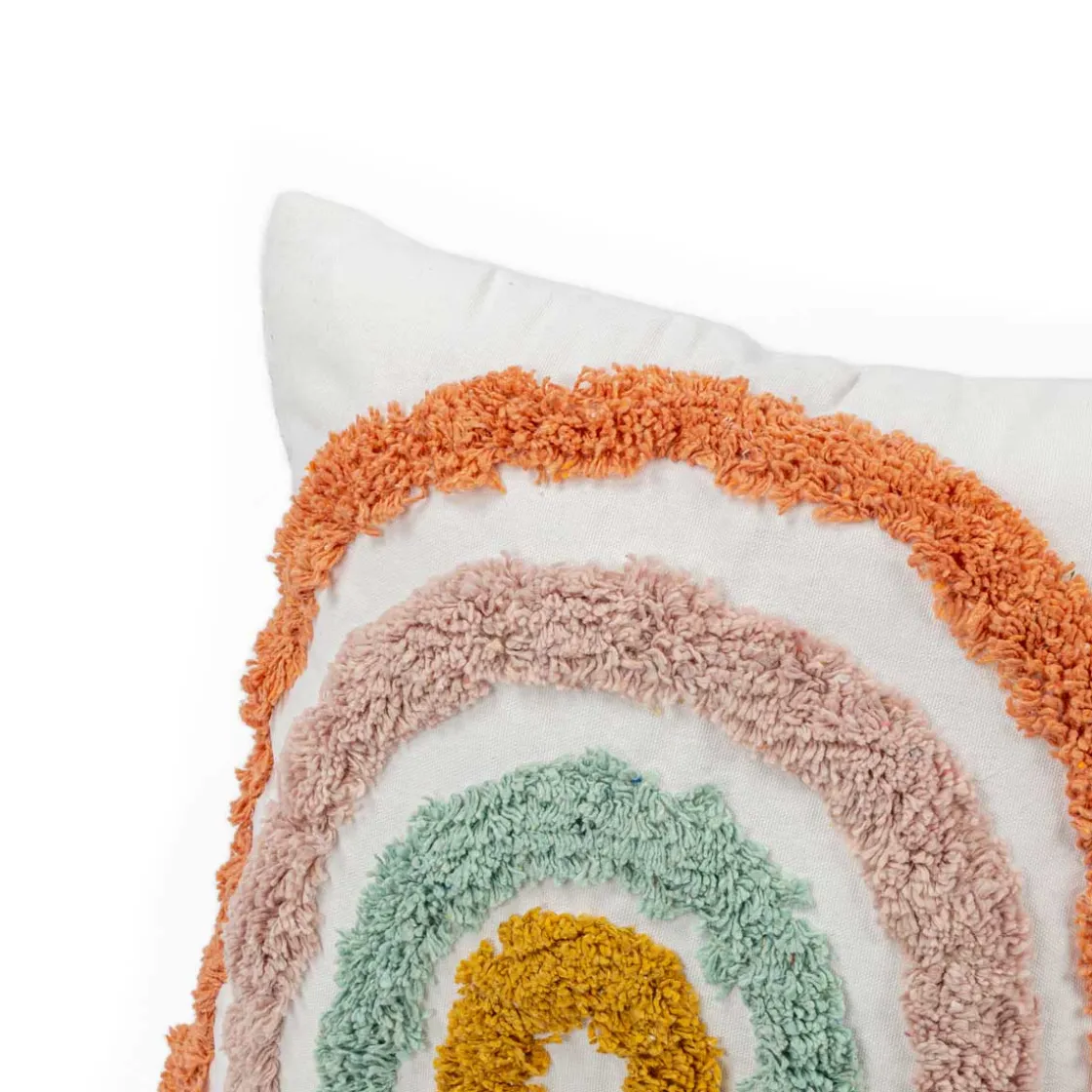 atmosphera4kids Téxtil>Cojín arcoíris TUFT RAINBOW