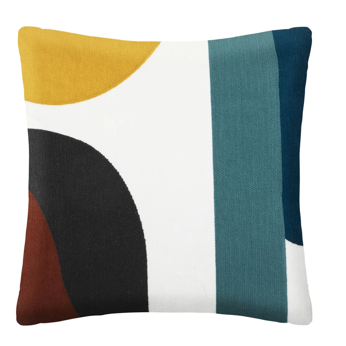 atmosphera Cojines Y Fundas Decorativas>Cojín Bordado Multicolor 45x45Cm