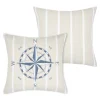 Cojines Y Fundas Decorativas>Cojín brújula HARBOR beige 50x50cm