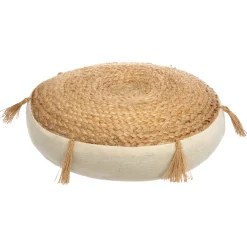 atmosphera Cojines Y Fundas Decorativas>Cojín De Suelo Rituality Yute 38Cm
