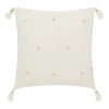 atmosphera Cojines Y Fundas Decorativas>Cojín Gaze Marfil Con Cruces 40x40Cm