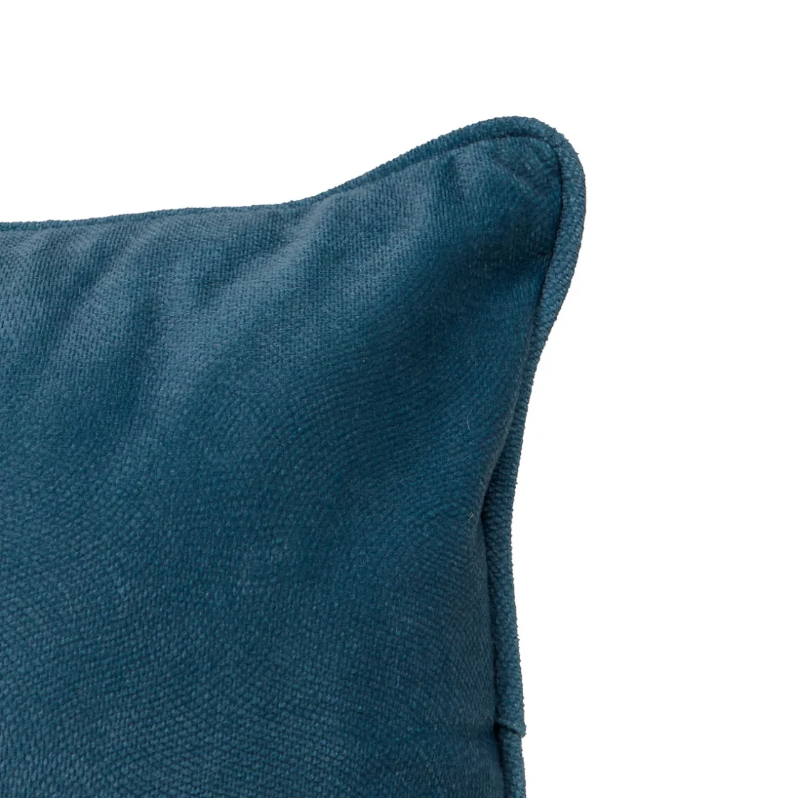 atmosphera Cojines Y Fundas Decorativas>Cojín LILOU de tela azul oscuro