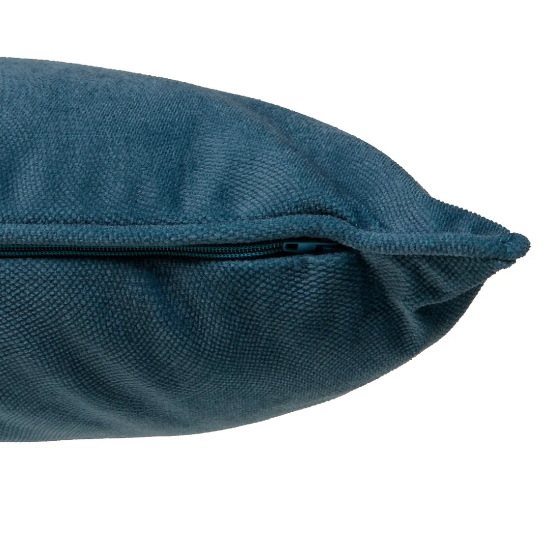 atmosphera Cojines Y Fundas Decorativas>Cojín LILOU de tela azul oscuro