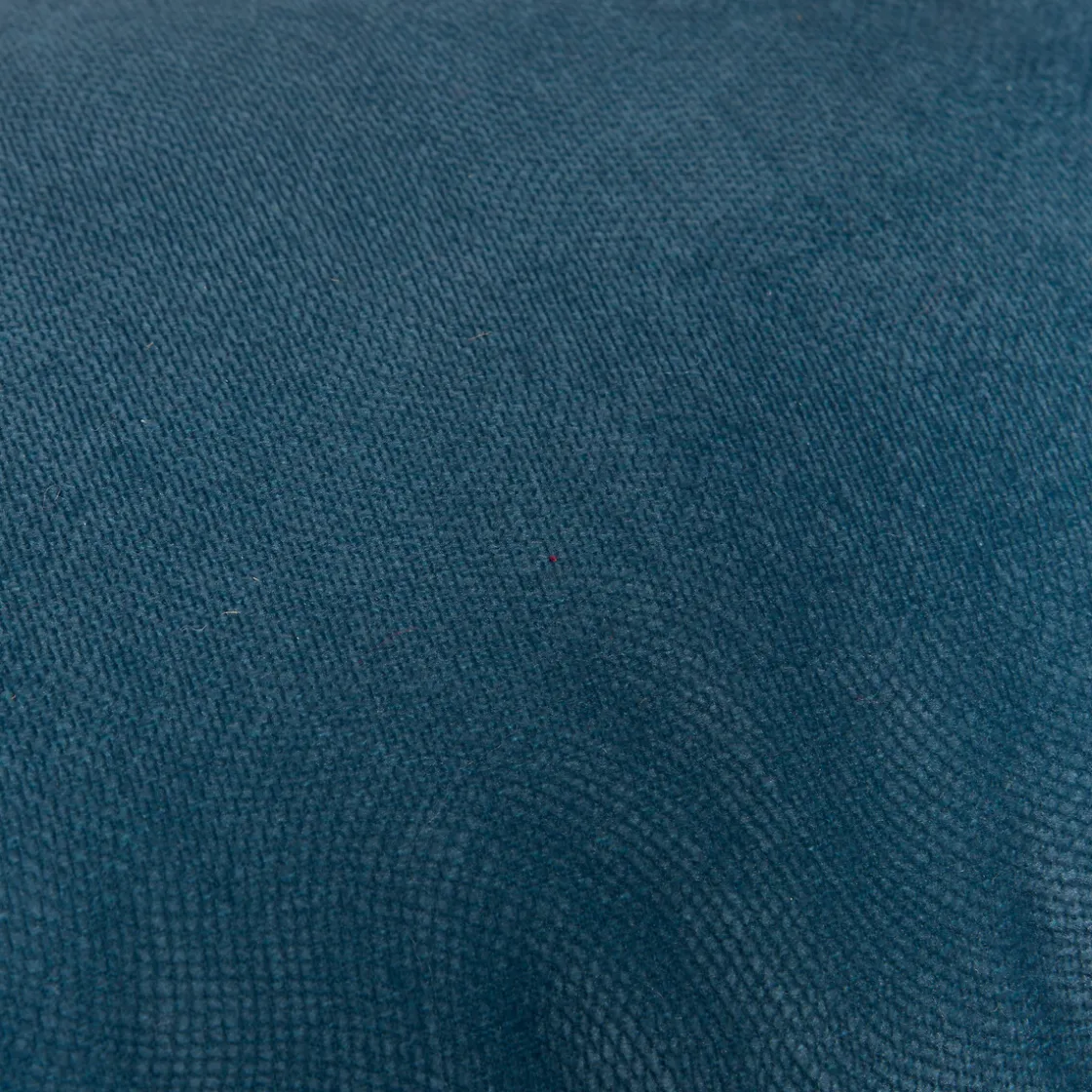 atmosphera Cojines Y Fundas Decorativas>Cojín LILOU de tela azul oscuro