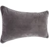 atmosphera Cojines Y Fundas Decorativas>Cojín LILOU gris oscuro 30x50cm