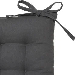 atmosphera Textil De Cocina>Cojín Para Silla Gris Oscuro 38x38Cm