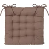 atmosphera Textil De Cocina>Cojín Para Silla Gris Pardo 38x38Cm