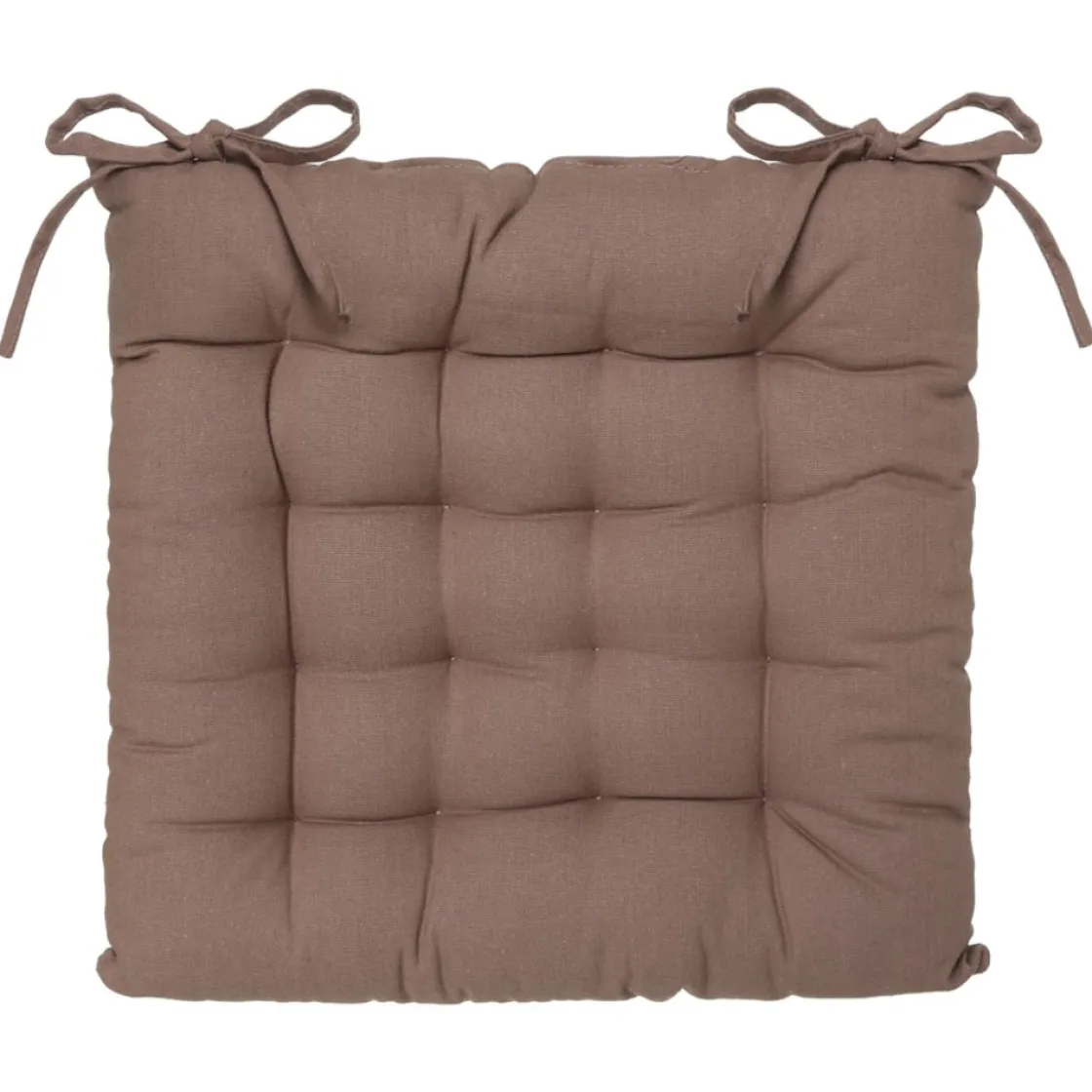 atmosphera Textil De Cocina>Cojín Para Silla Gris Pardo 38x38Cm