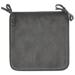 atmosphera Textil De Cocina>Cojín para silla LILOU gris oscuro