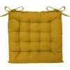 atmosphera Textil De Cocina>Cojín Para Silla Ocre 38x38Cm