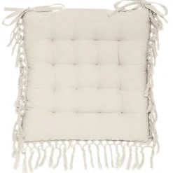 atmosphera Cojines Y Fundas Decorativas>Cojín Para Silla Wonderly Beige 40x40Cm