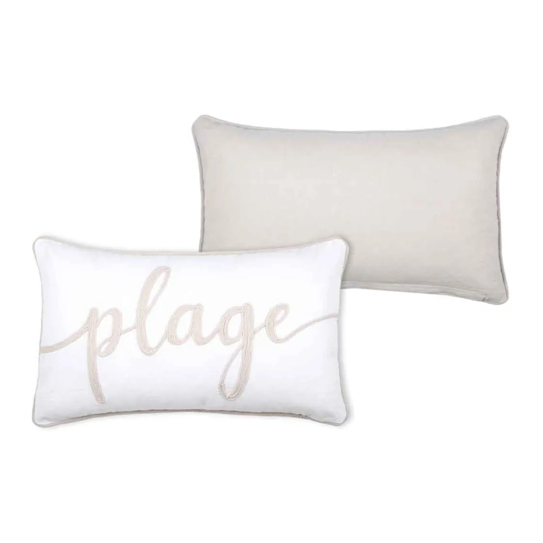 Cojines Y Fundas Decorativas>Cojín plage HARBOR blanco 30x50cm