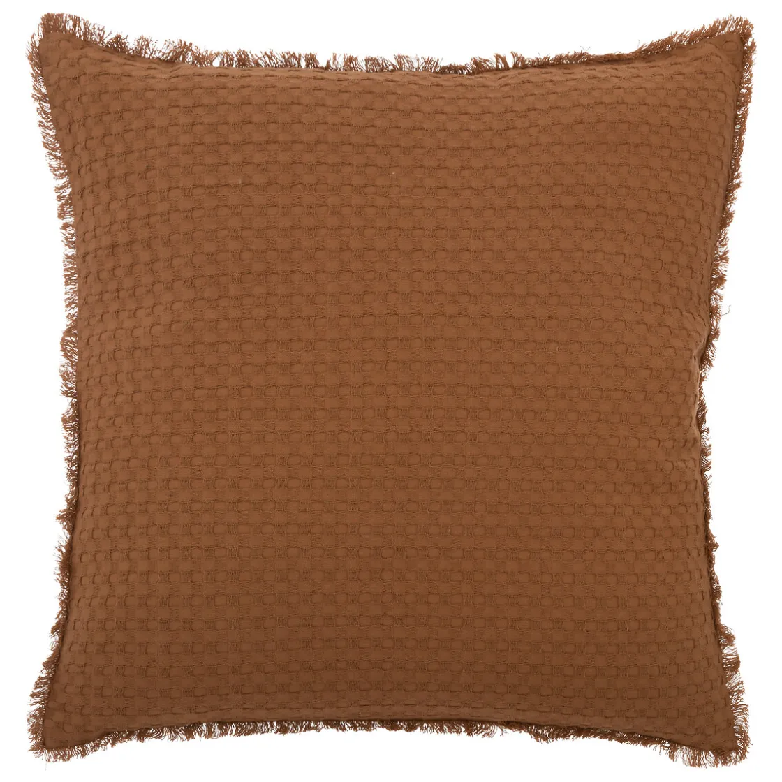 atmosphera Cojines Y Fundas Decorativas>Cojín The Floral Waffle Terracota 45x45cm