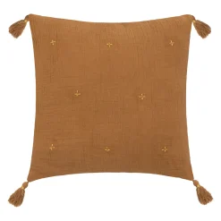 atmosphera Cojines Y Fundas Decorativas>Cojín Winter Light Gaze Canela 40x40