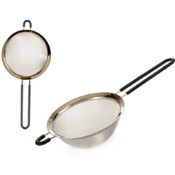 Moldes Y Otros Utensilios De Cocina>Colador Inoxidable Mango Silicona 16Cm