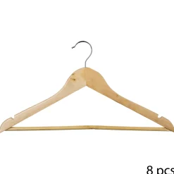 5five Perchas Y Travesaños>Conjunto de 8 perchas de madera