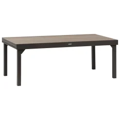 hespéride Mesas De Jardín>Conjunto de mesa 12 lugares y 6 sillas PIAZZA