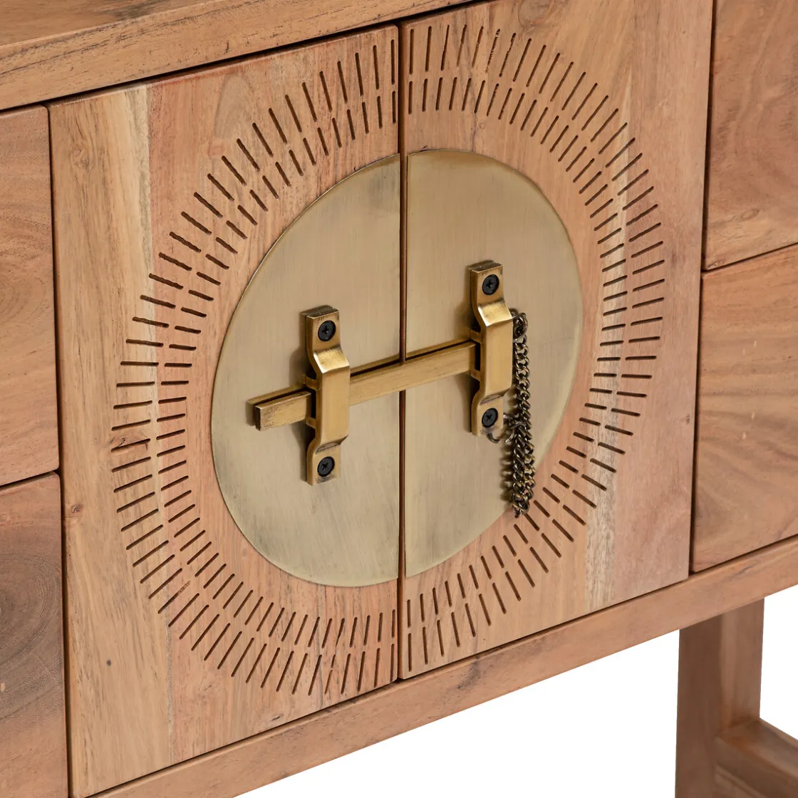 atmosphera Aparadores Y Consolas|Estilo Oriental>Consola 4Cajones Y 2Puertas 112x40x79Cm