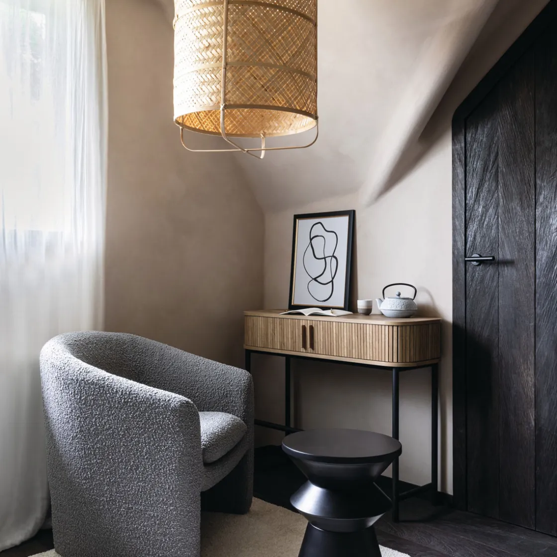 atmosphera Aparadores Y Consolas|Estilo Contemporaneo>Consola COLVA beige con 2 puertas